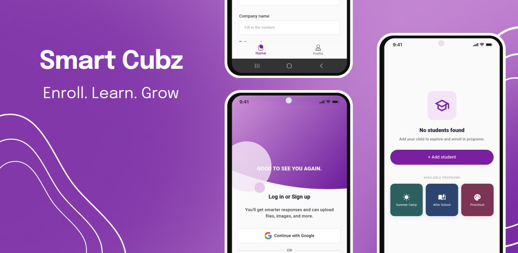 SmartCubz web and mobile app built by The Code Kraft