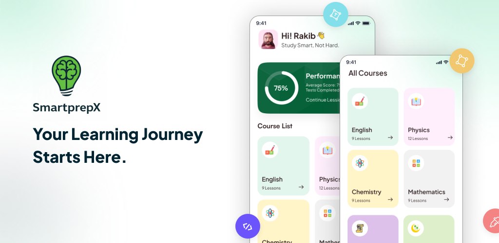 SmartPrepX web and mobile app developed by The Code Kraft